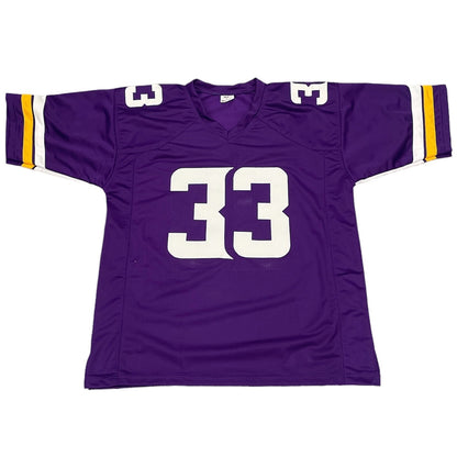 Aaron Jones Signed Minnesota Vikings Custom Jersey (Beckett COA)