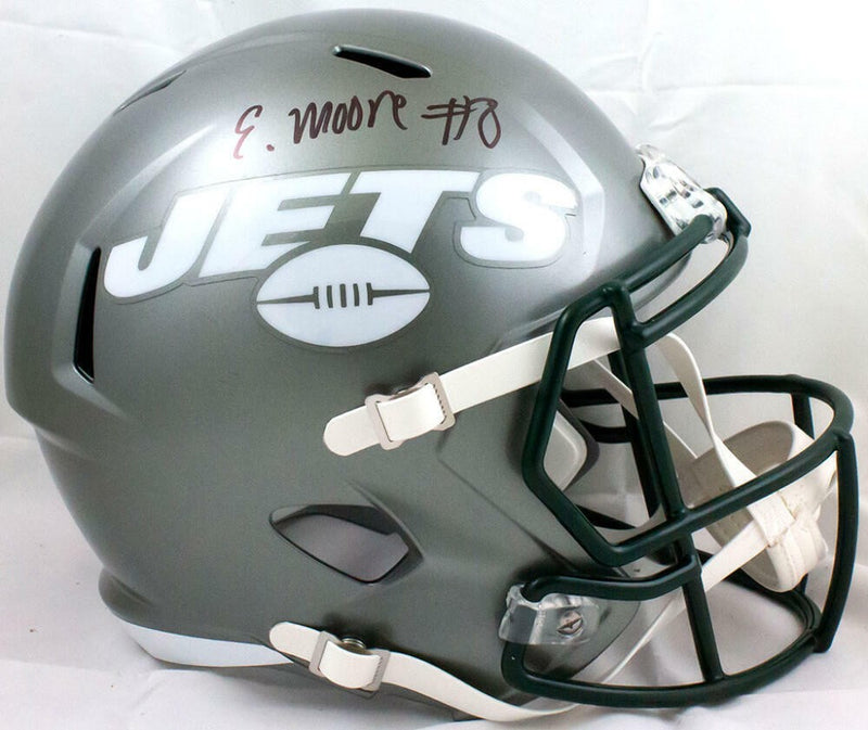 Elijah Moore Signed New York Jets Full Size Flash Speed Helmet