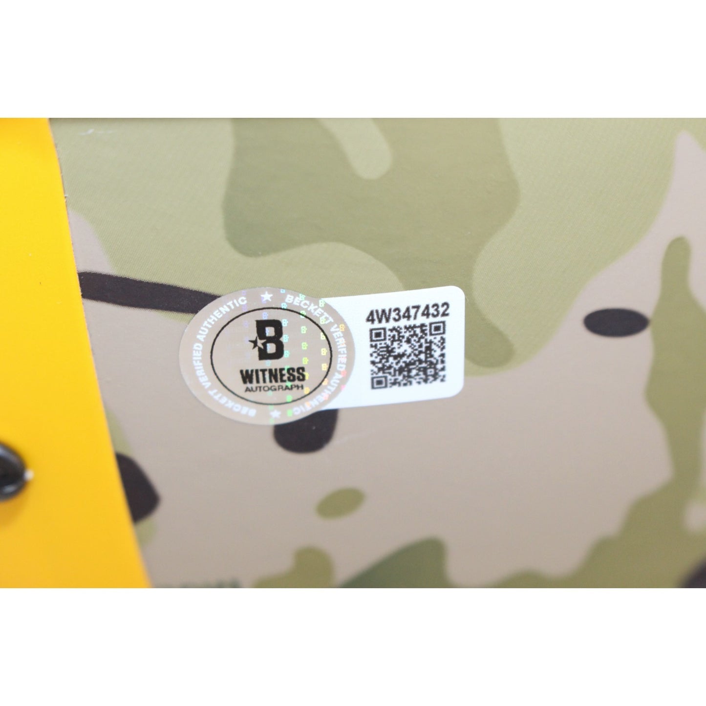 Jerome Bettis Pittsburgh Steelers Signed Camo Full Size Replica Helmet