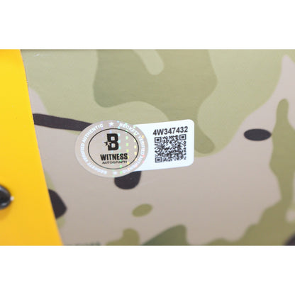 Jerome Bettis Pittsburgh Steelers Signed Camo Full Size Replica Helmet