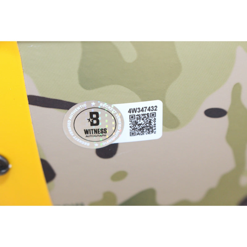 Jerome Bettis Pittsburgh Steelers Signed Camo Full Size Replica Helmet