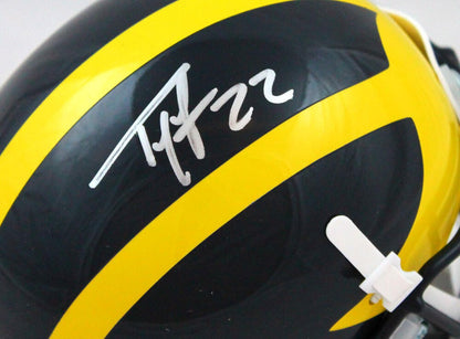 Ty Law Autographed Michigan Wolverines Schutt Mini Helmet