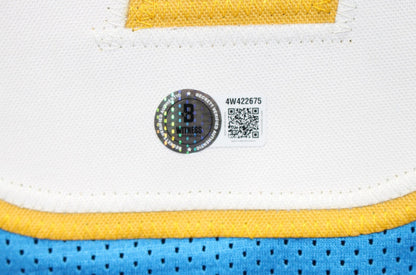 Keenan Allen Signed Blue Pro Style Custom Jersey (BAS Witnessed)