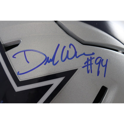 Demarcus Ware Signed Dallas Cowboys Mid-Size Midi Helmet (Beckett COA)