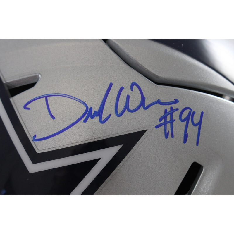 Demarcus Ware Signed Dallas Cowboys Mid-Size Midi Helmet (Beckett COA)
