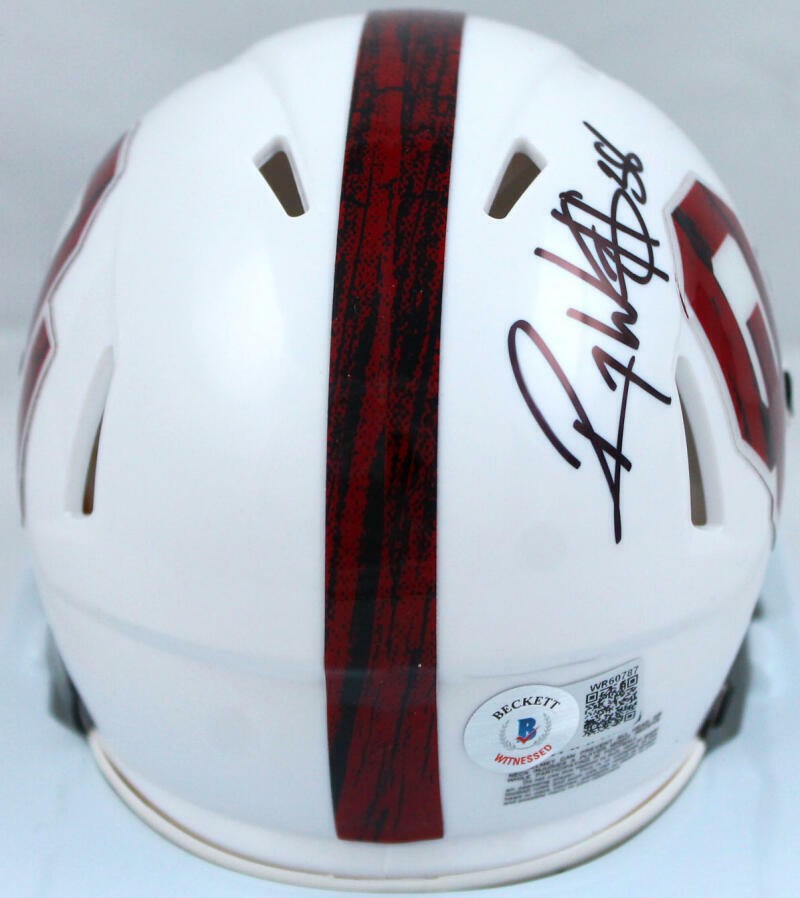 Roy Williams Signed Oklahoma Sooners Bring the Wood Speed Mini Helmet