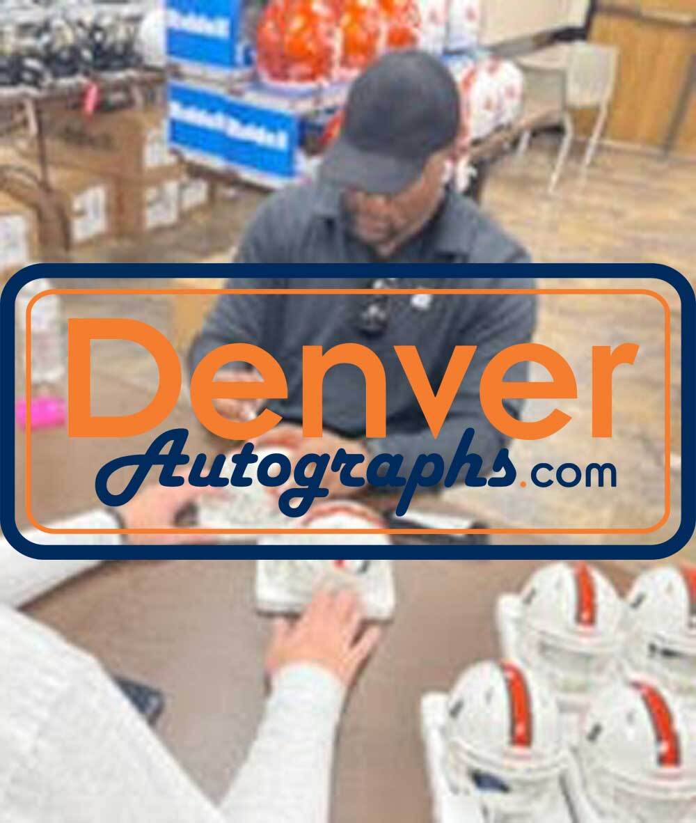 Ray Lewis Signed Miami Hurricanes Riddell Speed Mini Helmet