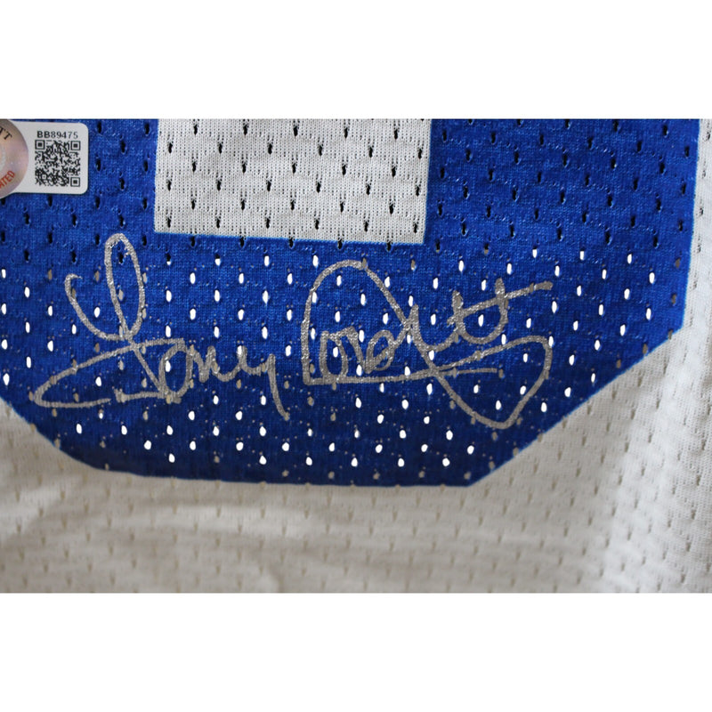 Tony Dorsett Signed Dallas Cowboys White Russell Jersey