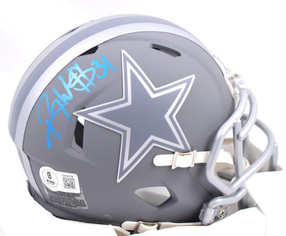 Roy Williams Signed Dallas Cowboys Slate Speed Mini Helmet