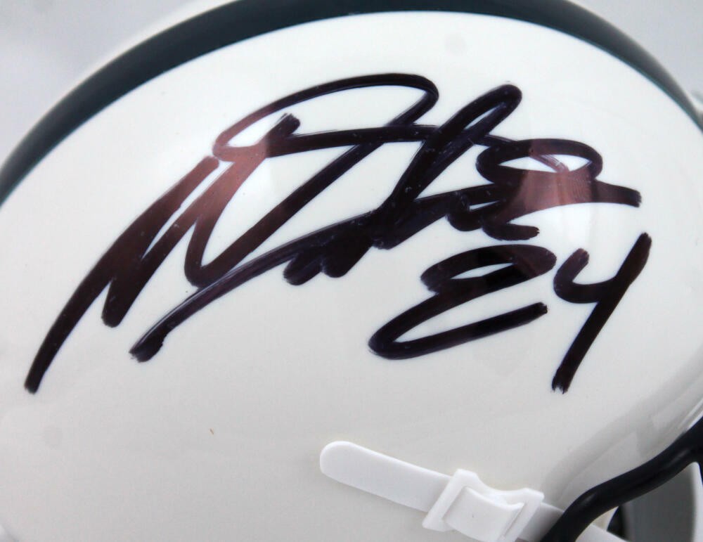 Miles Sanders Autographed Penn State Nittany Lions Black Mini Helmet