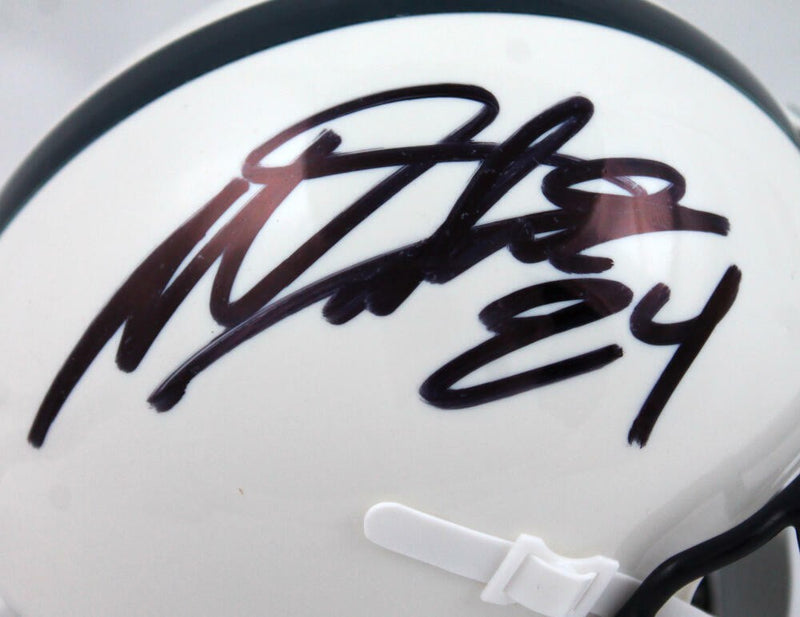 Miles Sanders Autographed Penn State Nittany Lions Black Mini Helmet