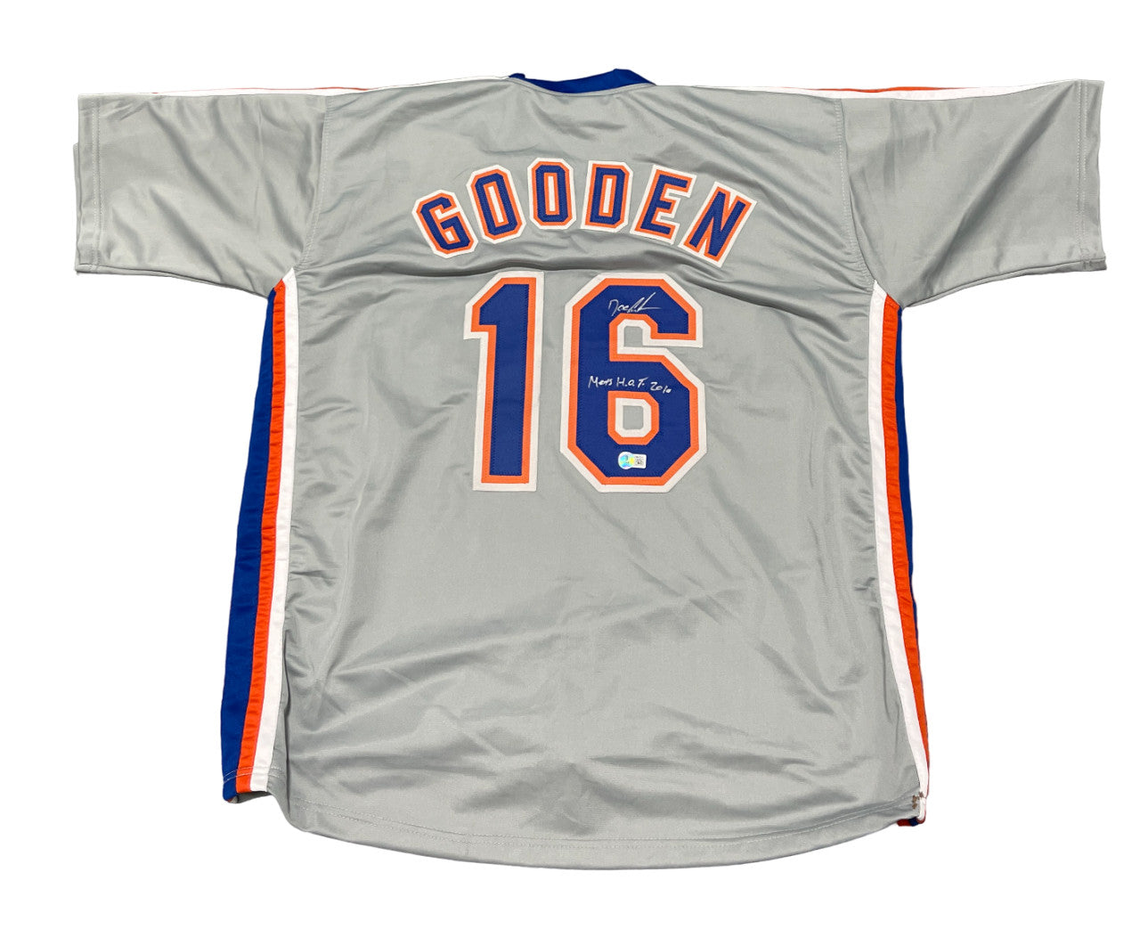 Doc Gooden New York Mets Signed Custom Jersey (Mets HOF 2010)