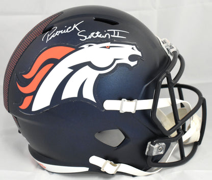Patrick Surtain II Autographed Denver Broncos Full Size Speed Helmet