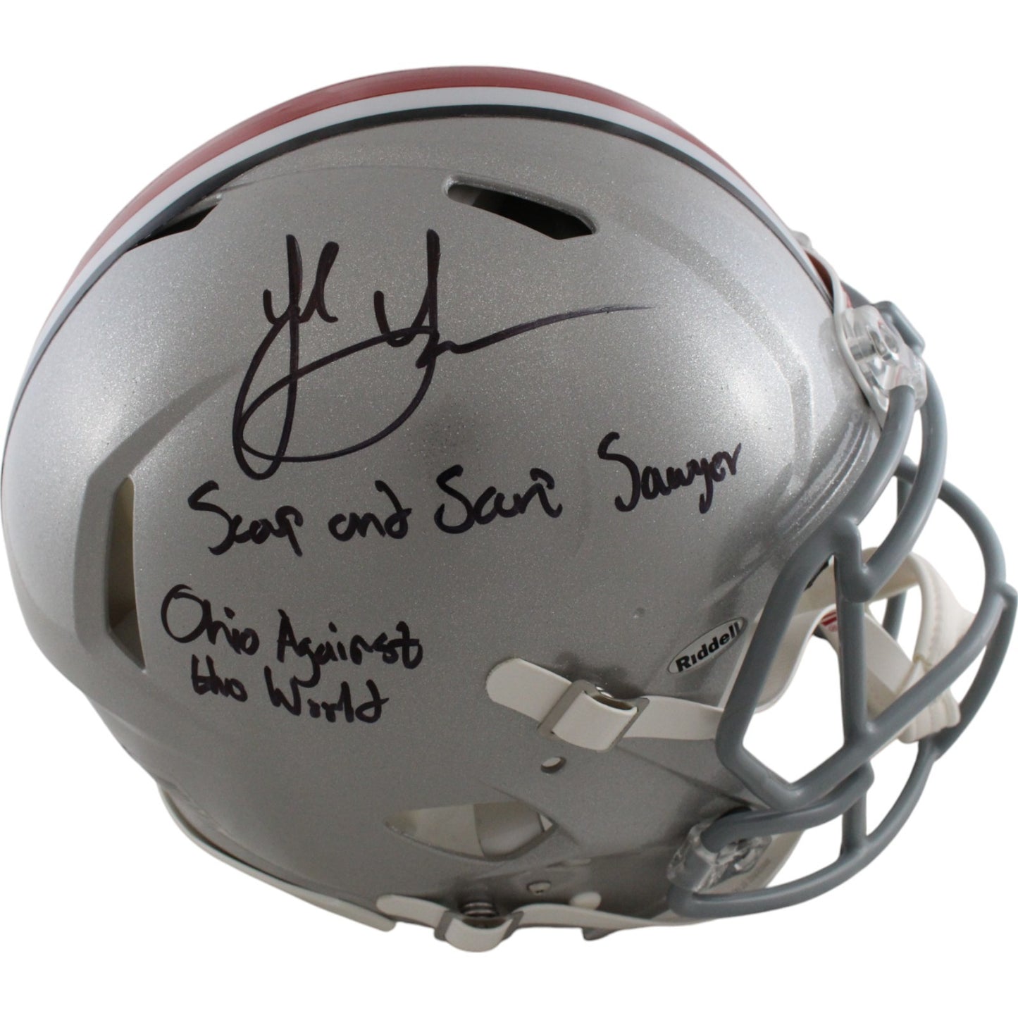 Jack Sawyer Signed Ohio State Buckeyes Full Size Authentic Helmet