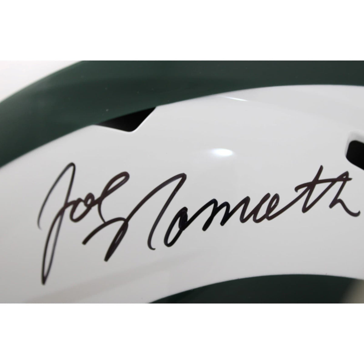 Joe Namath Signed New York Jets Full Size Throwback Helmet