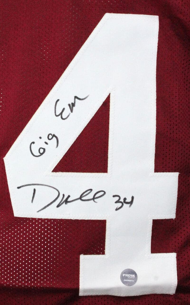 Dante Hall Signed Texas A&M Aggies Custom Maroon Jersey