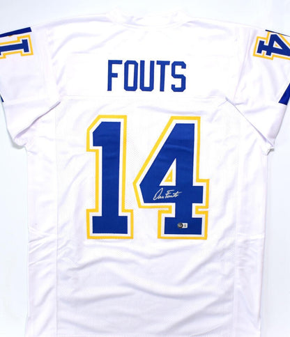 Dan Fouts Signed White Custom Football Jersey