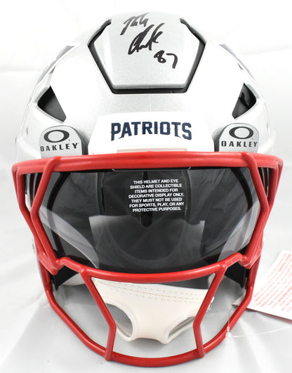 Rob Gronkowski Autographed New England Patriots Full Size Axiom Helmet