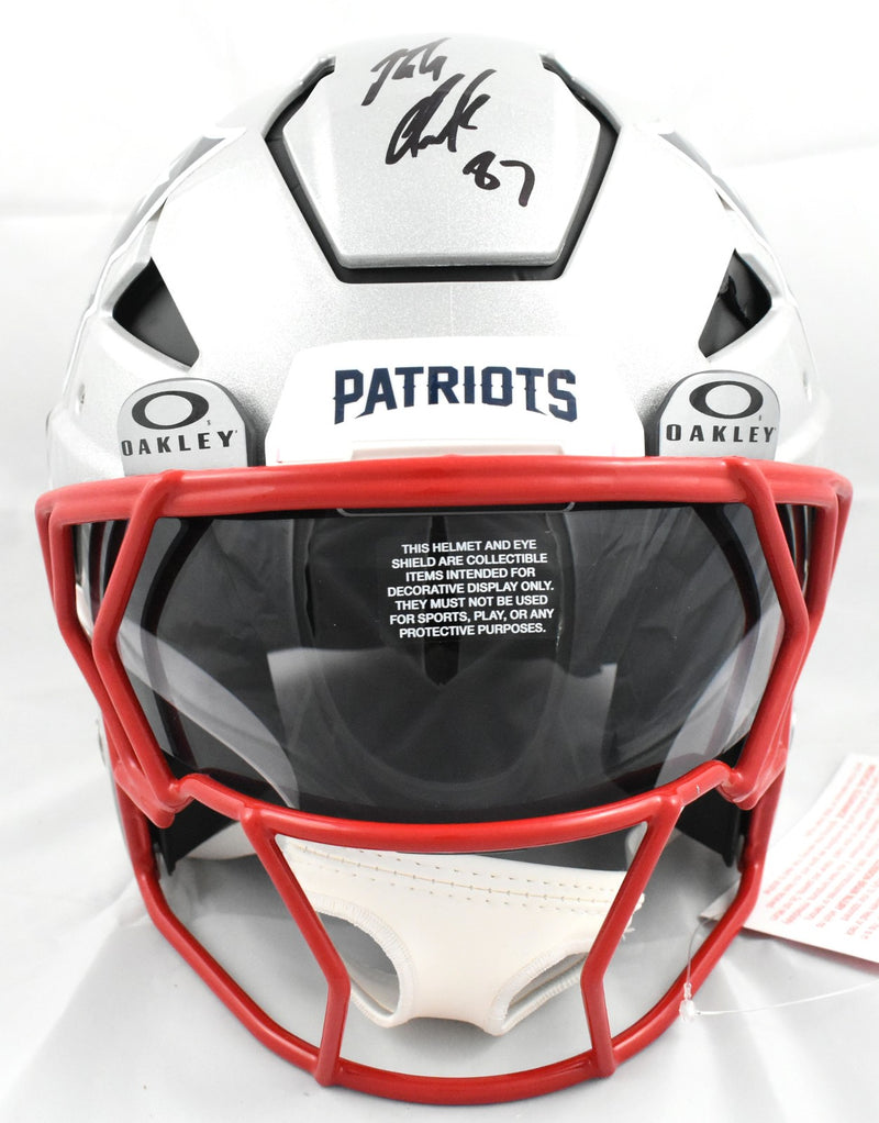 Rob Gronkowski Autographed New England Patriots Full Size Axiom Helmet