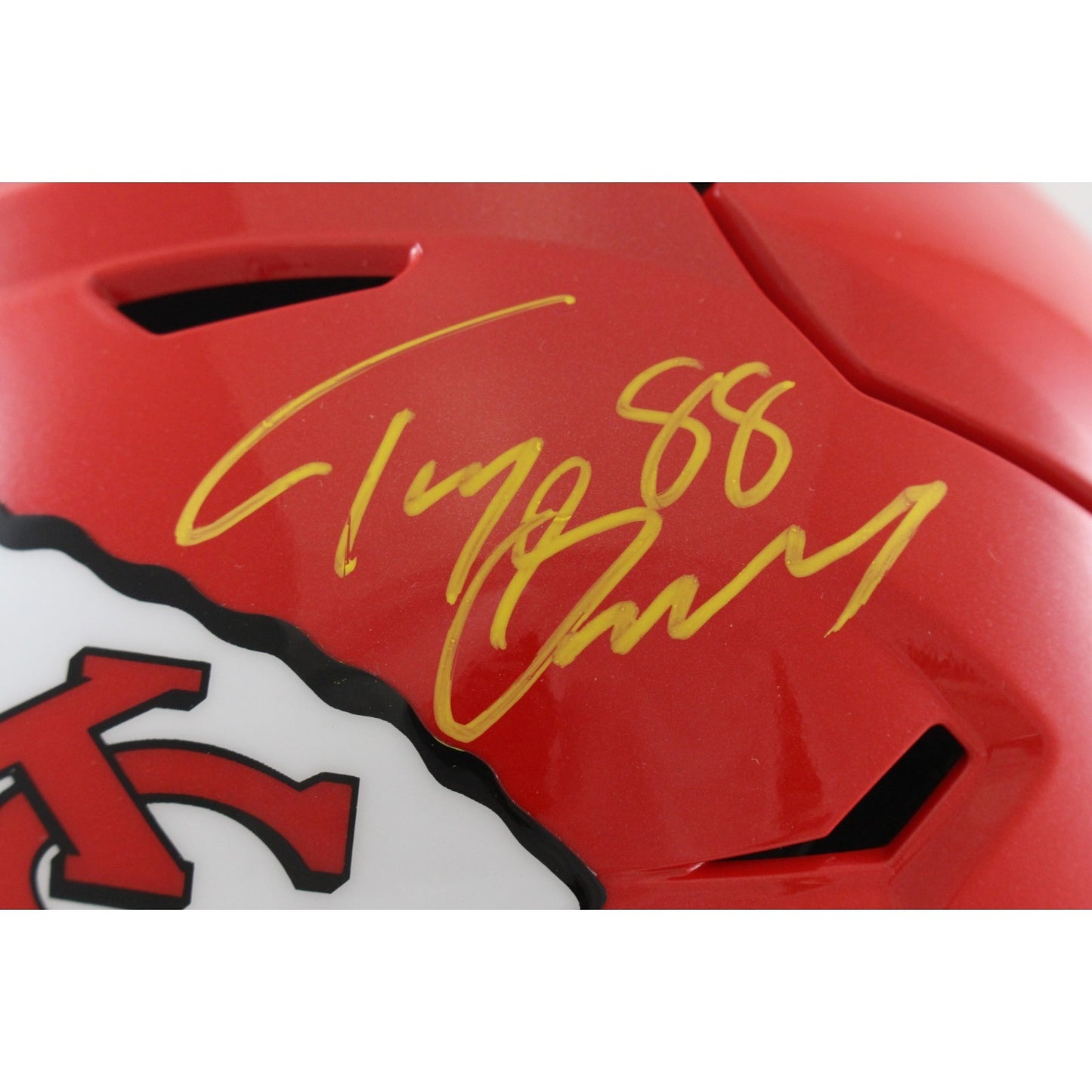 Tony Gonzalez Signed Kansas City Chiefs Mid-Size Helmet