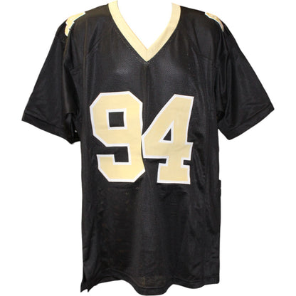 Cam Jordan Signed Black Custom Football Jersey (BAS COA)