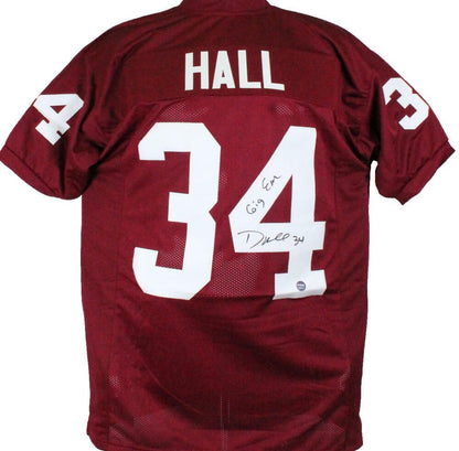 Dante Hall Signed Texas A&M Aggies Custom Maroon Jersey