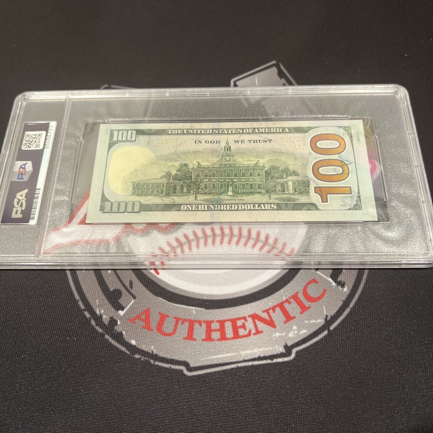 Floyd Mayweather Jr. Signed $100 Bill with Inscriptions PSA Auth