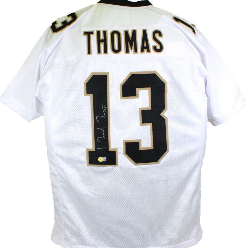 Michael Thomas Autographed New Orleans Saints White Jersey