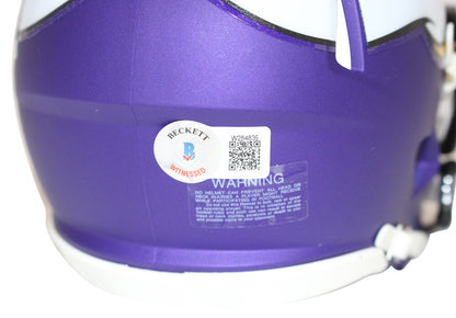 Jared Allen Signed Minnesota Vikings Speed Mini Helmet (Beckett)