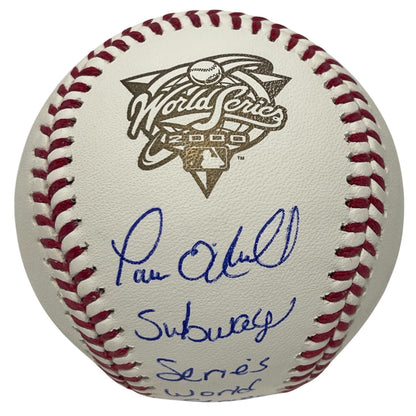 Paul O'Neill Autographed 2000 World Series ROMLB Baseball (Beckett BAS)