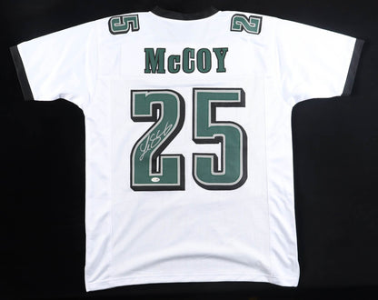 LeSean McCoy Signed Philadelphia Eagles Custom Football Jersey