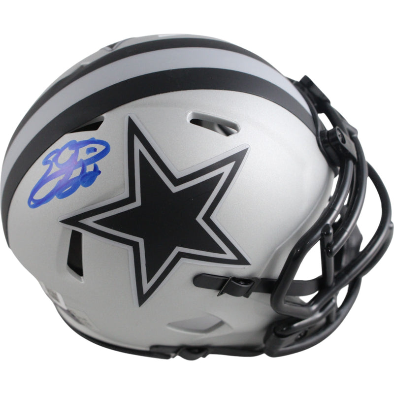 Emmitt Smith Autographed Dallas Cowboys Rave Mini Helmet (Beckett)