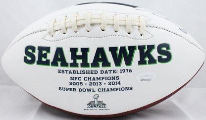 Brian Bosworth Autographed Seattle Seahawks Logo Football