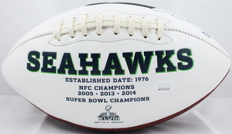 Brian Bosworth Autographed Seattle Seahawks Logo Football
