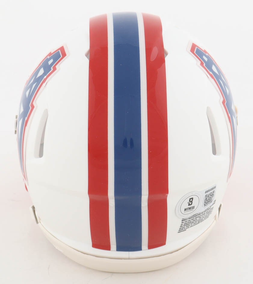 Warren Moon Autographed Houston Oilers Speed Mini Helmet