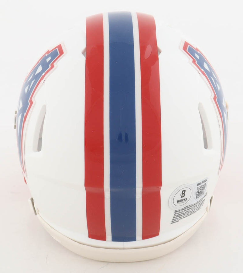 Warren Moon Autographed Houston Oilers Speed Mini Helmet