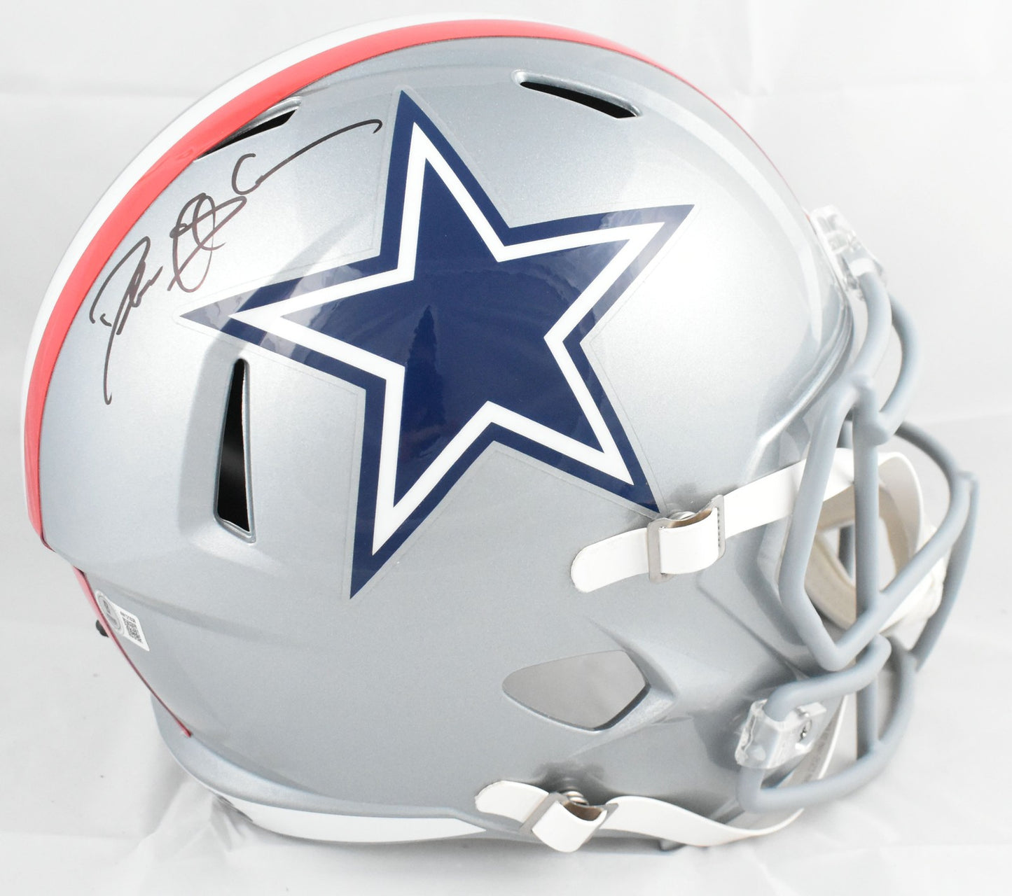 Deion Sanders Autographed Dallas Cowboys 1976 Throwback Full Size Helmet