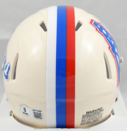 Vince Young Signed Tennessee Titans Retro Speed Mini Helmet