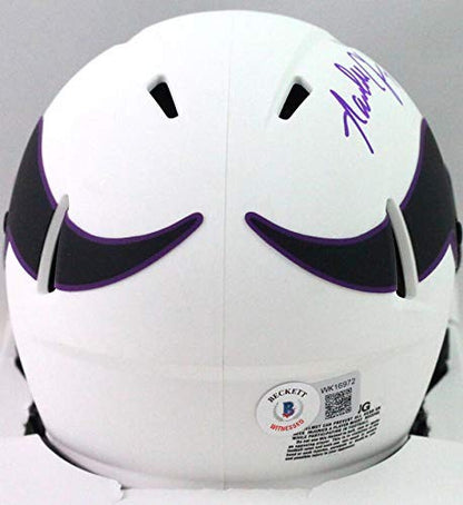Randall Cunningham Signed Minnesota Vikings Lunar Speed Mini Helmet