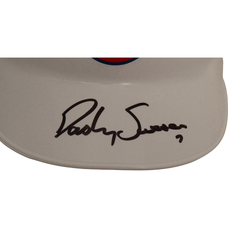 Dansby Swanson Autographed Chicago Cubs Mini Batting Helmet