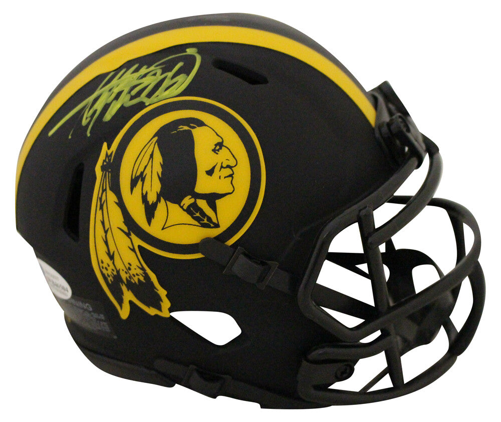 Adrian Peterson Autographed Washington Redskins Eclipse Mini Helmet BAS