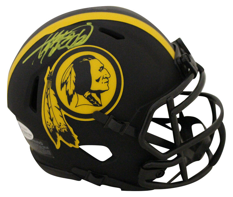 Adrian Peterson Autographed Washington Redskins Eclipse Mini Helmet BAS