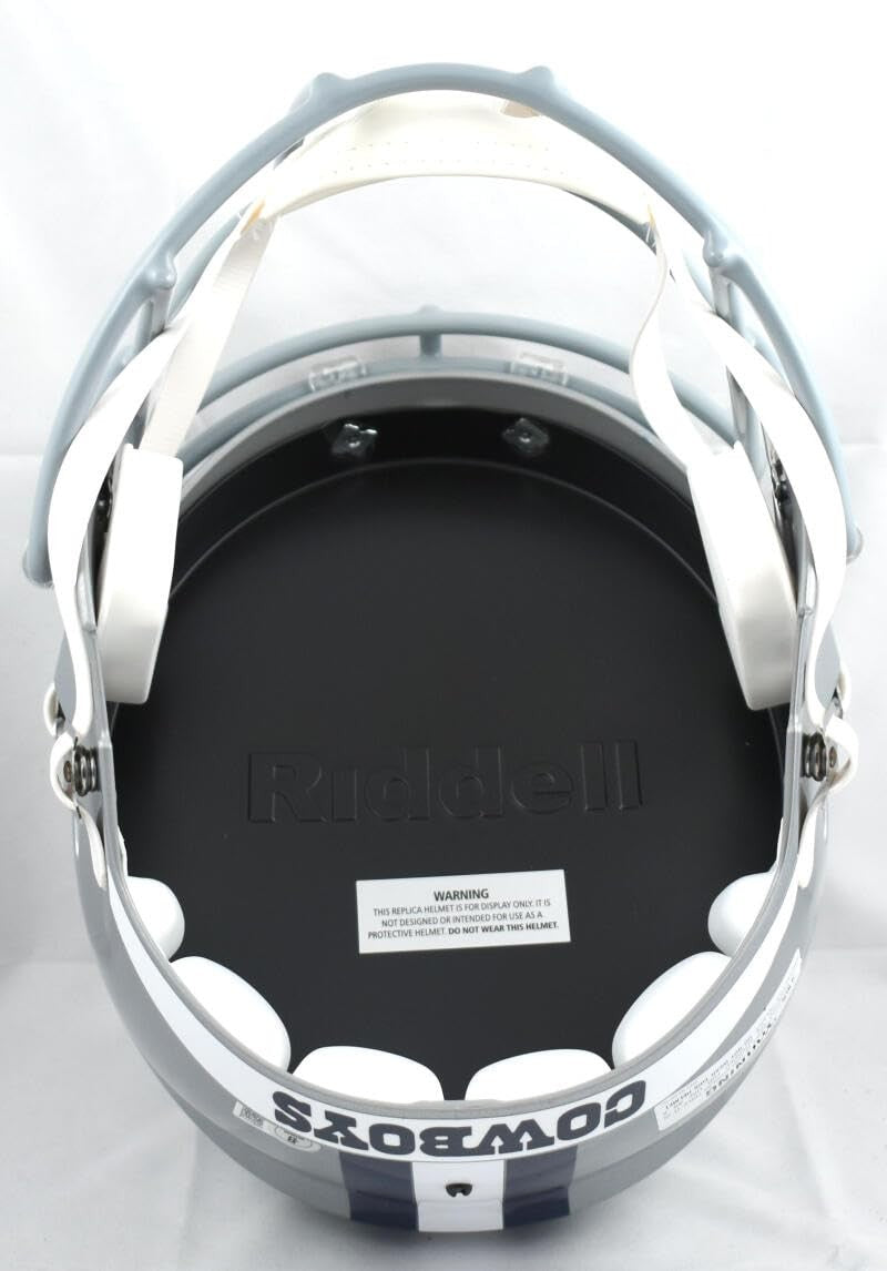 DaRon Bland Autographed Dallas Cowboys Full Size Speed Helmet - Black
