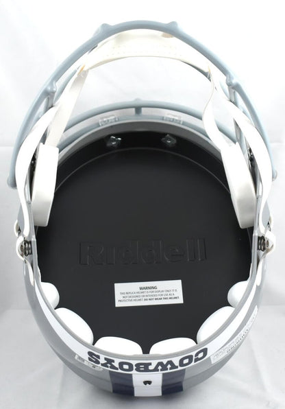 DaRon Bland Autographed Dallas Cowboys Full Size Speed Helmet - Black