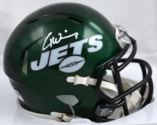 Garrett Wilson Signed New York Jets Speed Mini Helmet - White