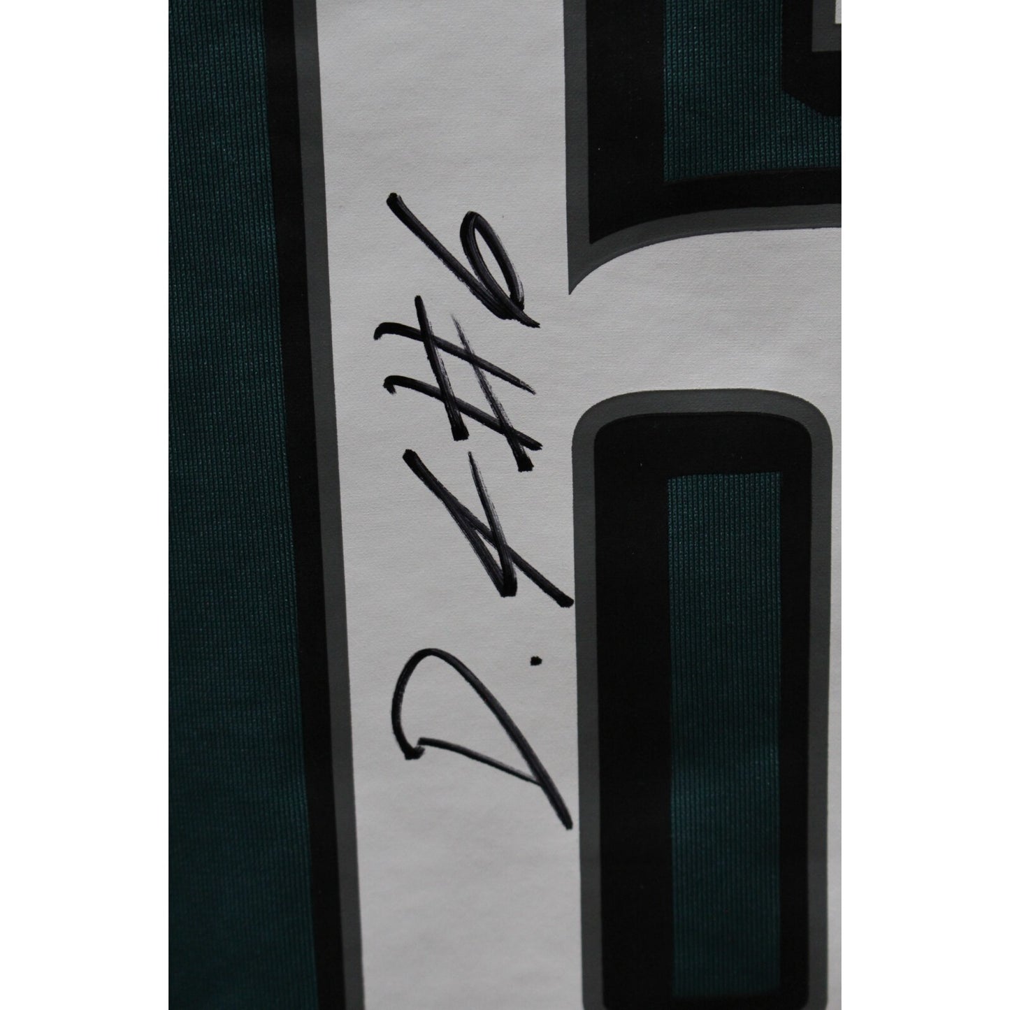 Devonta Smith Philadelphia Eagles Signed Green Nike Jersey