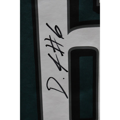 Devonta Smith Philadelphia Eagles Signed Green Nike Jersey