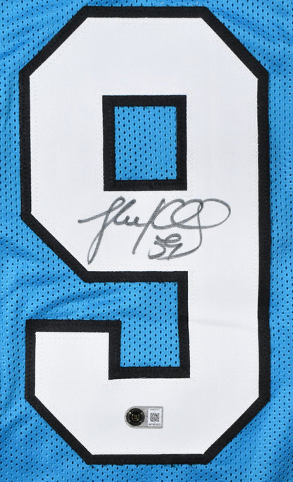Luke Kuechly Signed Carolina Panthers Custom Teal Jersey