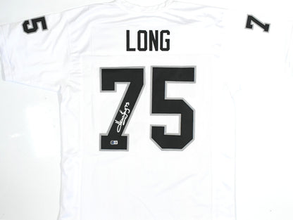 Howie Long Autographed Las Vegas Raiders Custom White Jersey