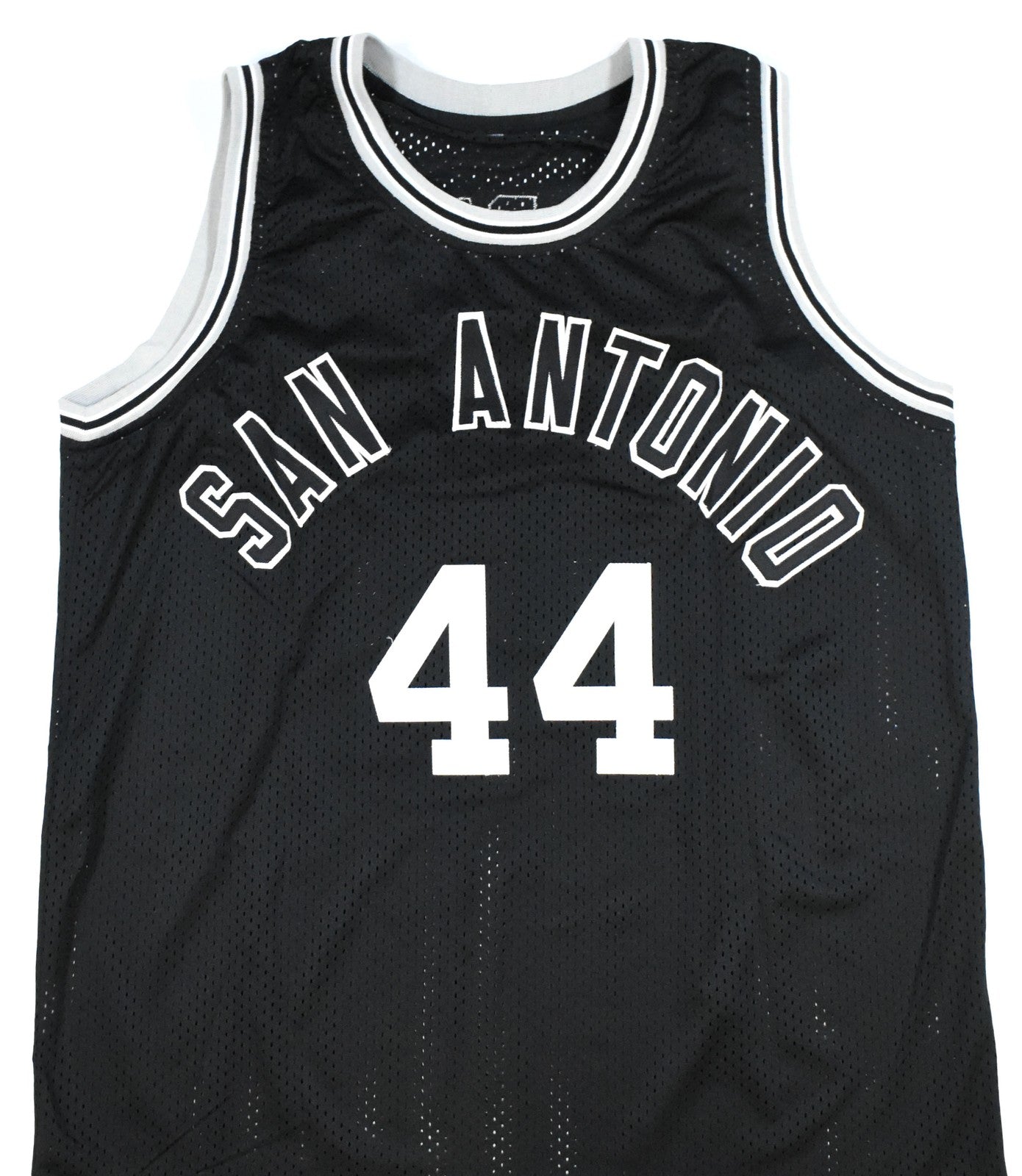 George Gervin Signed San Antonio Spurs Custom Black Jersey
